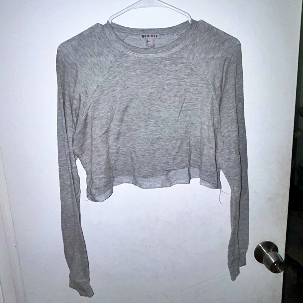 Cropped Long Sleeve Shirt